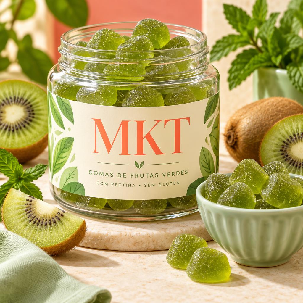 Gomas de Frutas Verdes